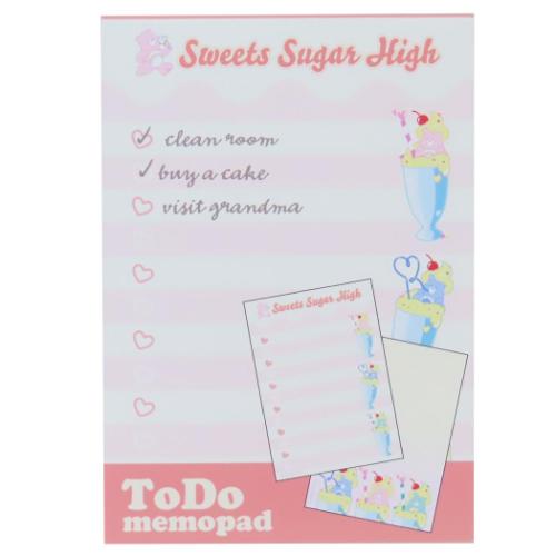 ケアベア メモ帳 A6メモ サマー CareBears S＆C メモパッド