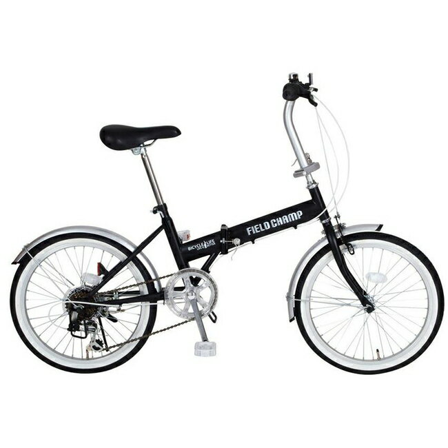 ミムゴ FDB206SL FIELD CHAMP 折りたたみ自転車 20インチ マットブラック MG-FCP206L
