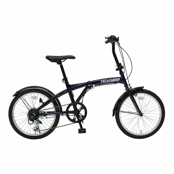 ミムゴ MG-FCP206BL 直送 FIELD CHAMP 20インチ6段折畳み自転車BL