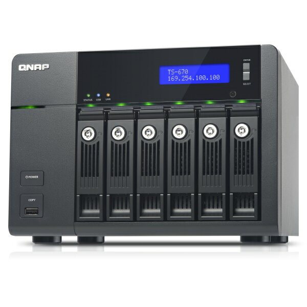 QNAP Systems Inc. TS-670 18TB 3TBX6 Enterprise Value HDD搭載モデル TS670-18C