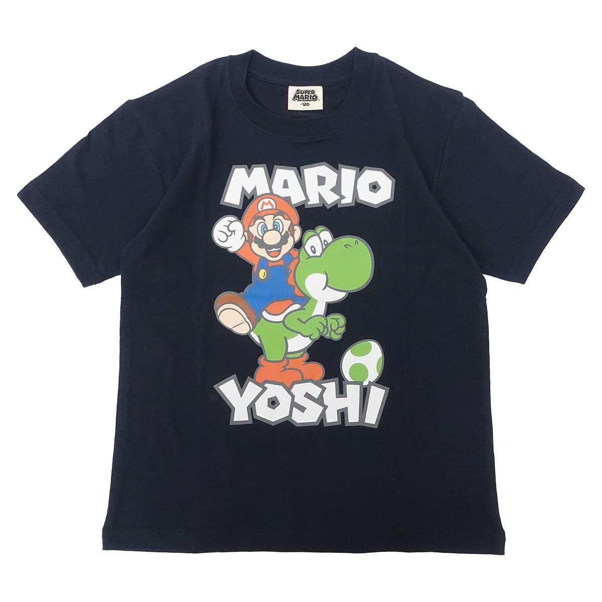 ファインプラス マリオ KIDS HERE WE GO Tシャツ ネイビー・サイズ：130 22843120-NVY-130