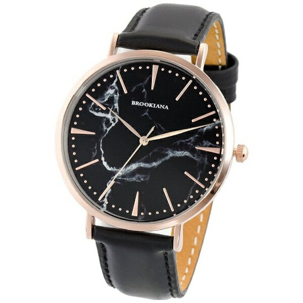 BROOKIANA｜ブルッキアーナ BROOKIANAラウンドスリムマーブル BA3102-RSBLBK