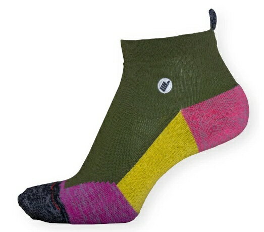 OLENO｜オレノ アウトドア ソックス スニーカー丈 プレミアム Premium Outdoor Sox 24.0～26.0cm/グリーン 05-006