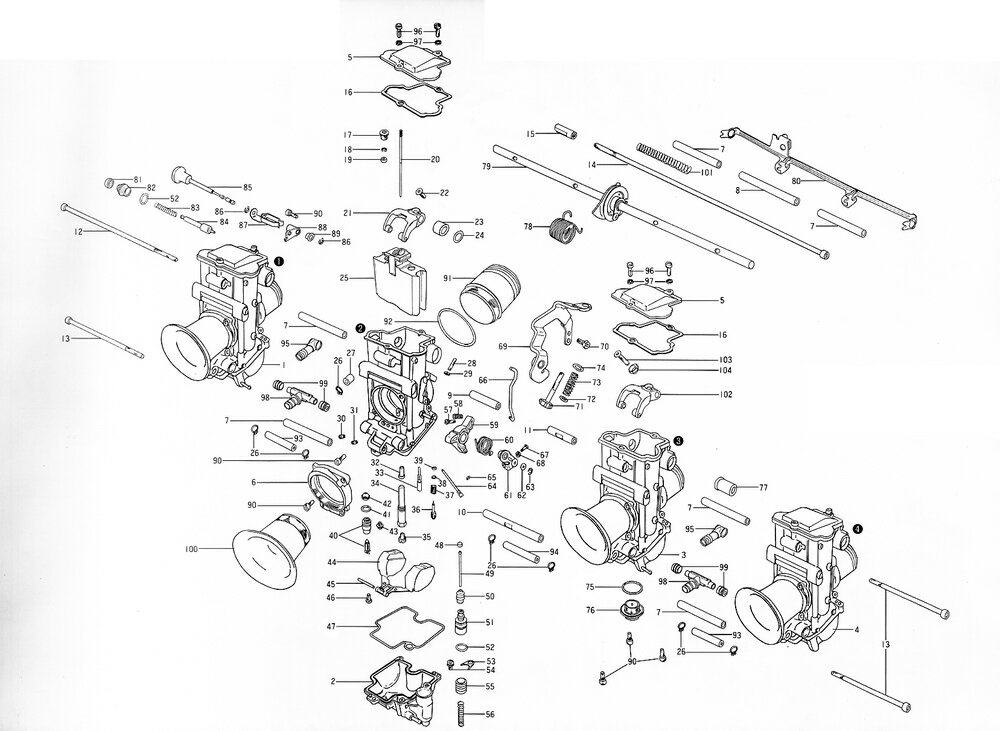 Mikuni ミクニ その他キャブレター関連 26.クリップ TMRキャブレター ビッグボディΦ36-Φ41 スモールボディΦ28-Φ35