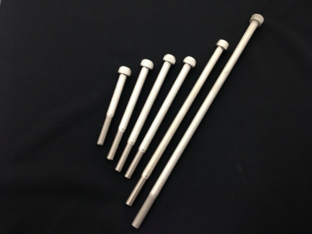 K-FACTORY ケイファクトリー その他外装関連パーツ クロモリM10キャップボルト 無電解ニッケルメッキ サイズ：クロモリM10×125 並目