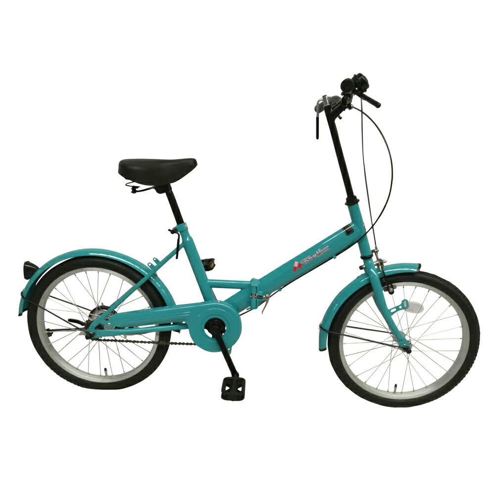 RH200BKND-FZG 美和商事 折り畳み自転車 Rhythm 20インチ リズム20 ファジーグリーンkyKK9N0D18P