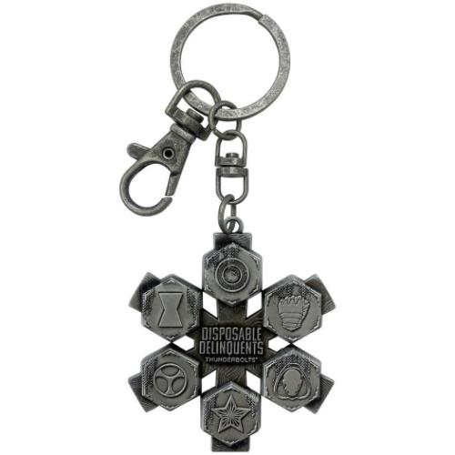 サンダーボルツ キーリング メタルキーホルダー MARVEL インロック 映画