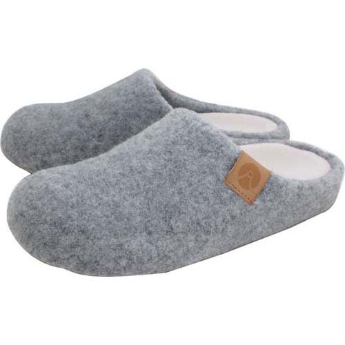 Re：getA(リゲッタ) ルームシューズ Regeppa Fu-U CHR-005 ライトグレー M(1足)