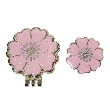 Navika 2019 ナビカ クリスタル クリップマーカー #3 Flower Pink19SS ボールマーカー ピンク 花 フラワー
