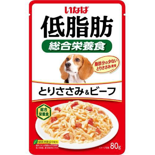 いなば 低脂肪 とりささみ ビーフ 80g