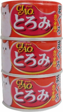 CIAO とろみ ささみ・まぐろ カツオ節入り 3缶