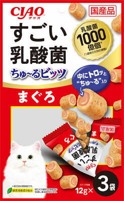 CIAO すごい乳酸菌 ちゅ～るビッツ まぐろ 12g×3袋