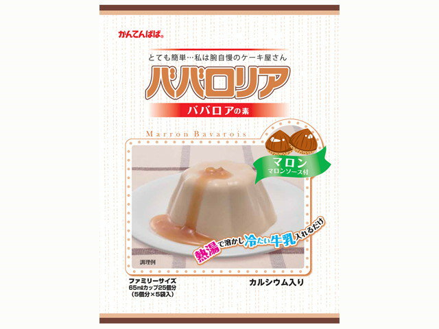 伊那食品工業 ババロリア　マロン　５袋入