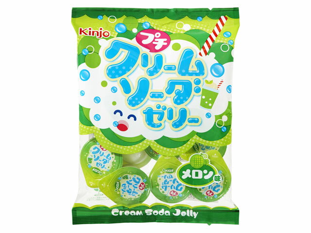 金城製菓 プチクリームソーダゼリー メロン味 7個