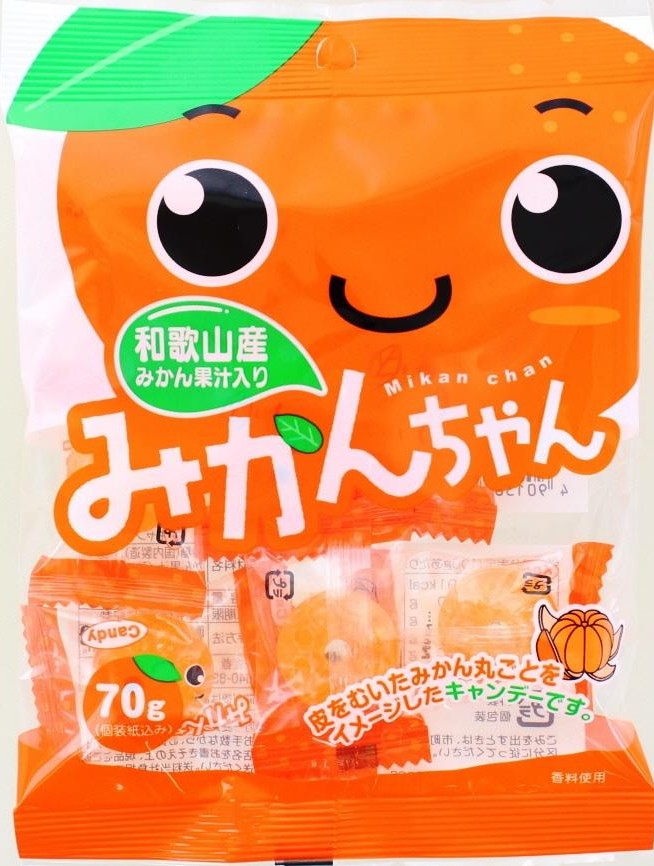 川口製菓 みかんちゃん 70g