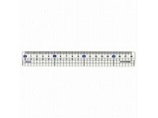 クツワ メタクリル直線定規(18cm) HS181