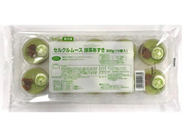 テーブルマーク セルクルムース　抹茶あずき