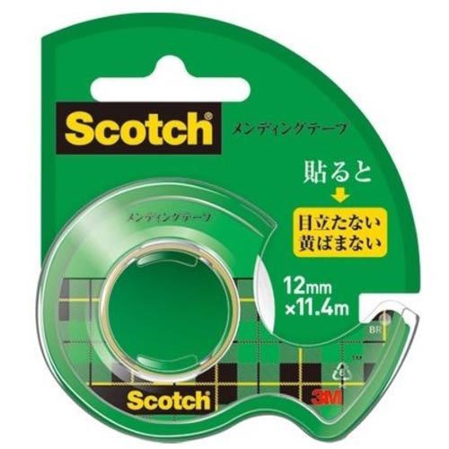 3M スコッチ メンディング テープ 25mm径 12mm×11.4m(1巻)