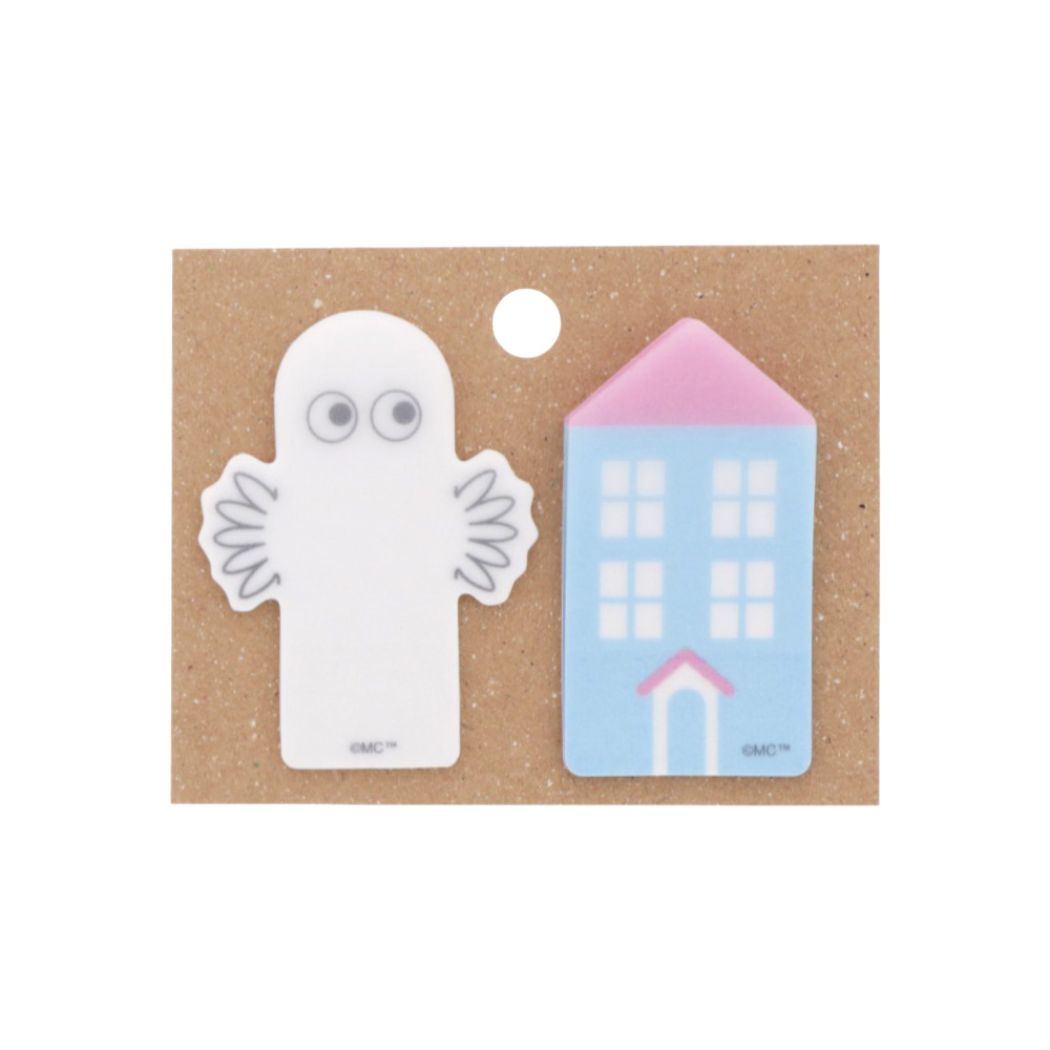 ムーミン　シルエット付箋　ニョロニョロ