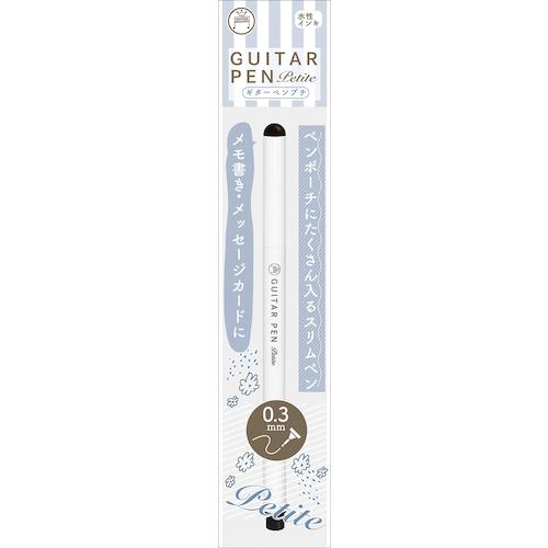 寺西｜Teranishi Chemical Industry GUITAR PEN Petile ギターペン プチ 水性カラーペン 0.3mm パック入り ブラック GRPTP-T1