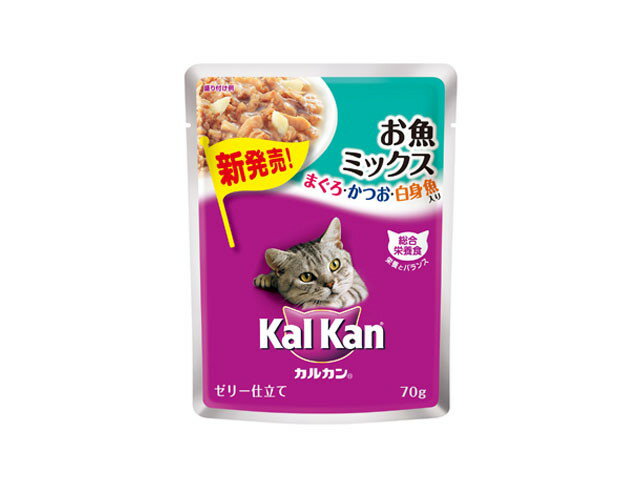 マースジャパンリミテッド ＫＷＰ４１　１歳お魚ミックス　７０ｇ