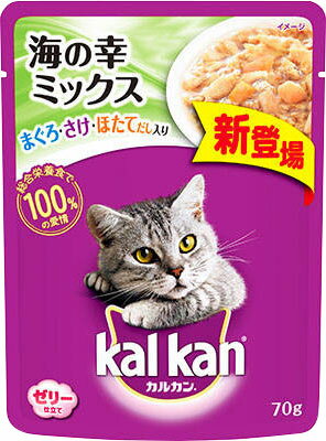 マースジャパンリミテッド ＫＷＰ１５　海の幸ミックスＴさけほたてだし　７０ｇ