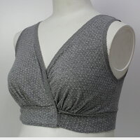ローズマダムrosemadame 出産準備品 産後すぐから使える 綿100% 授乳ママブラ 杢グレー オフドッ