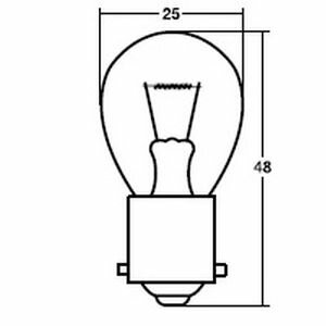 スタンレー電気 RAYBRIG ストップランプ用電球 A4575B