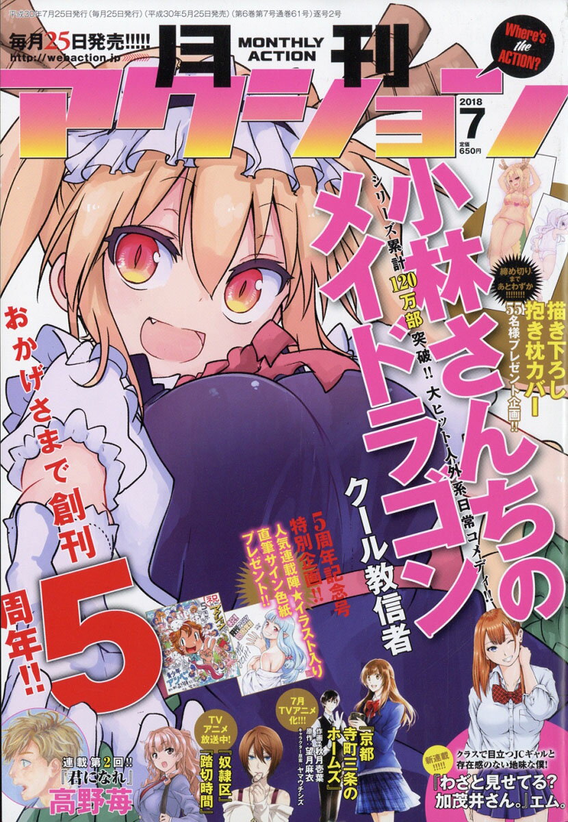 月刊 アクション 2018年 07月号 [雑誌]/双葉社