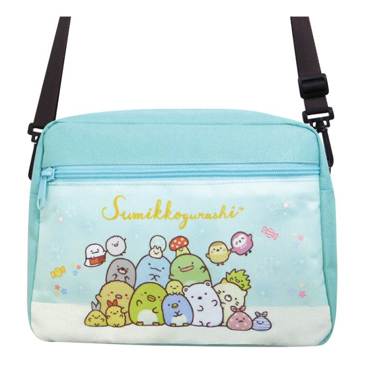 すみっコぐらし　カジュアルショルダーバッグ（ミント）