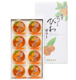 亀屋本店 まるごと枇杷ゼリー 90gX8