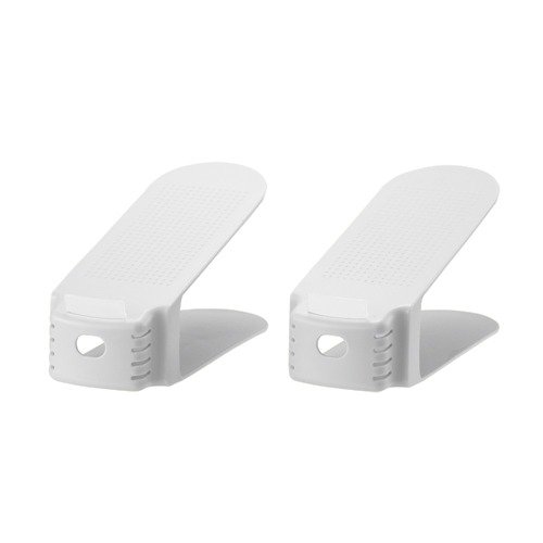 ライクイット like-it 靴 収納 省スペース 収納量2倍くつホルダー ワイド 2P 約幅10x奥26x高13.5cm ホワイト 日本製 SHW-01 スニーカー収納 男女兼用