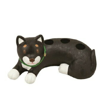 セトクラフト 傘立てトリプル 柴犬 ブラックSO-1014-BK(1コ入)