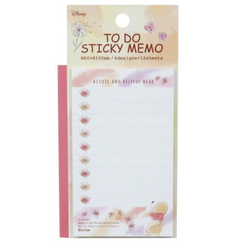 TO DOふせん プー カラフルDZ-80860