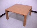 収納便利な正方形、木製折れ脚タイプの【スクェアテーブル】!の画像