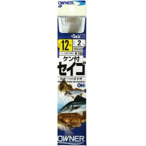 オーナー OH 糸付 白 ケン付セイゴ 13-3号