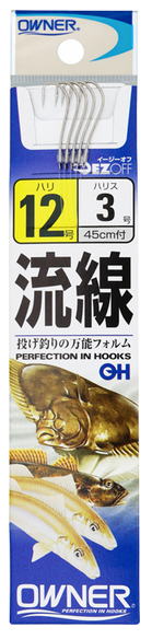 オーナー OWNER 白 流線ケン付 7-1.5