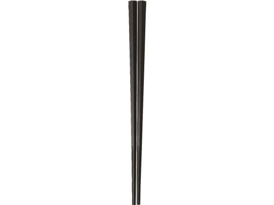 曙産業 ぐる麺箸黒 PM-358 21cm KND-454190 21cm ポリスチレン 耐熱 耐冷 星型形状 五角形 持ち手 指フィット 洗浄器対応