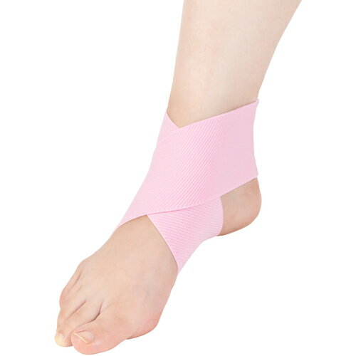 竹虎 ソフラウルファーエイト 足関節固定バンド ピンク M 038053