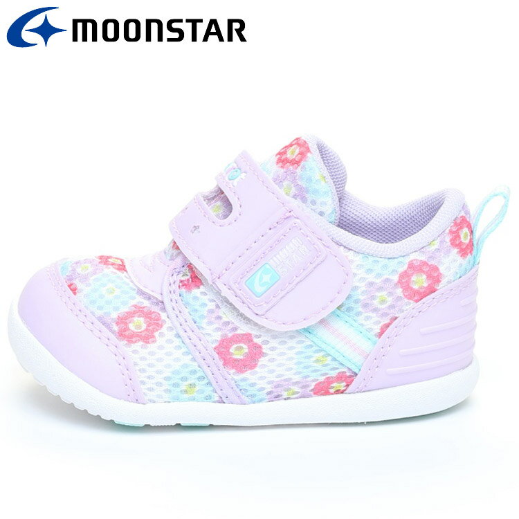 ムーンスター MoonStar CR B90 パープル 12111169 キャロット 子供靴 ベビー シューズ