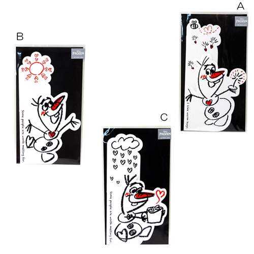 アナと雪の女王 ダイカットメッセージカード（多目的）/ラブラブオラフ アナと雪の女王ダイカットメッセ