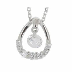 Pure psp-201 ペンダント レディース アクセサリー ストーン キュービック ジルコニア スイング シルバ