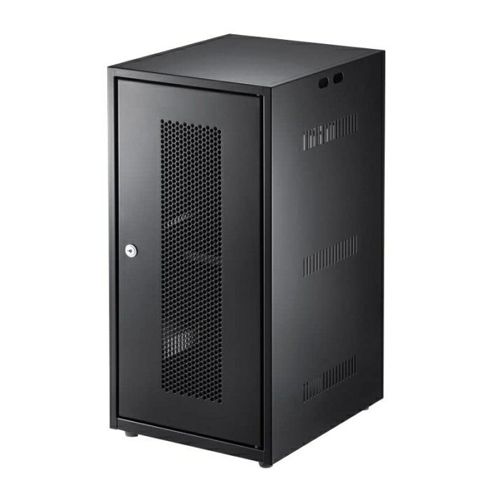 サンワサプライ｜SANWA SUPPLY 機器収納ボックス W300xD350xH600mm ブラック CP-KBOX7BK