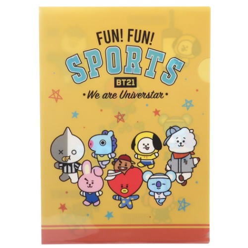 エンスカイ BT21クリアファイル スポーツ1