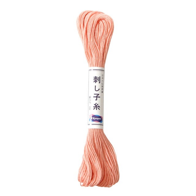 オリムパス製絲 刺し子糸 単色1かせ 20m OS-25