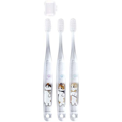 クリア歯ブラシ mofusand TBCR6T(3本)