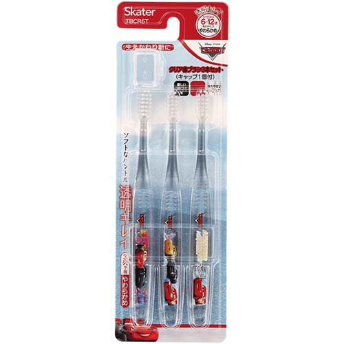 クリア歯ブラシ カーズ23 TBCR6T(3本)