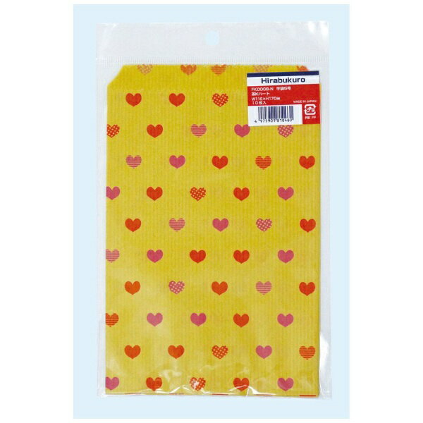 平袋 茶Kハート5号 FK0008-N