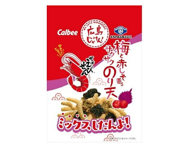 まるか食品 かっぱえびせん梅と赤しそ香るサクサクのり天ミックス 28g
