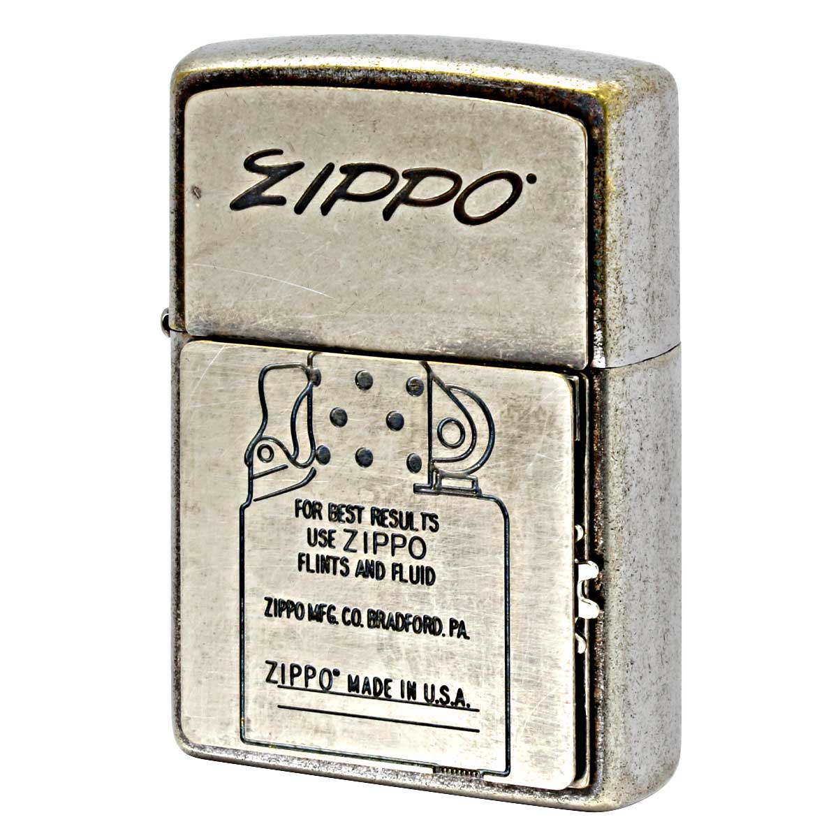 ジッポー Zippo 炎 アイコンフレーム ギミック トリックアクション クロームバレル 2CB-TRFIRE